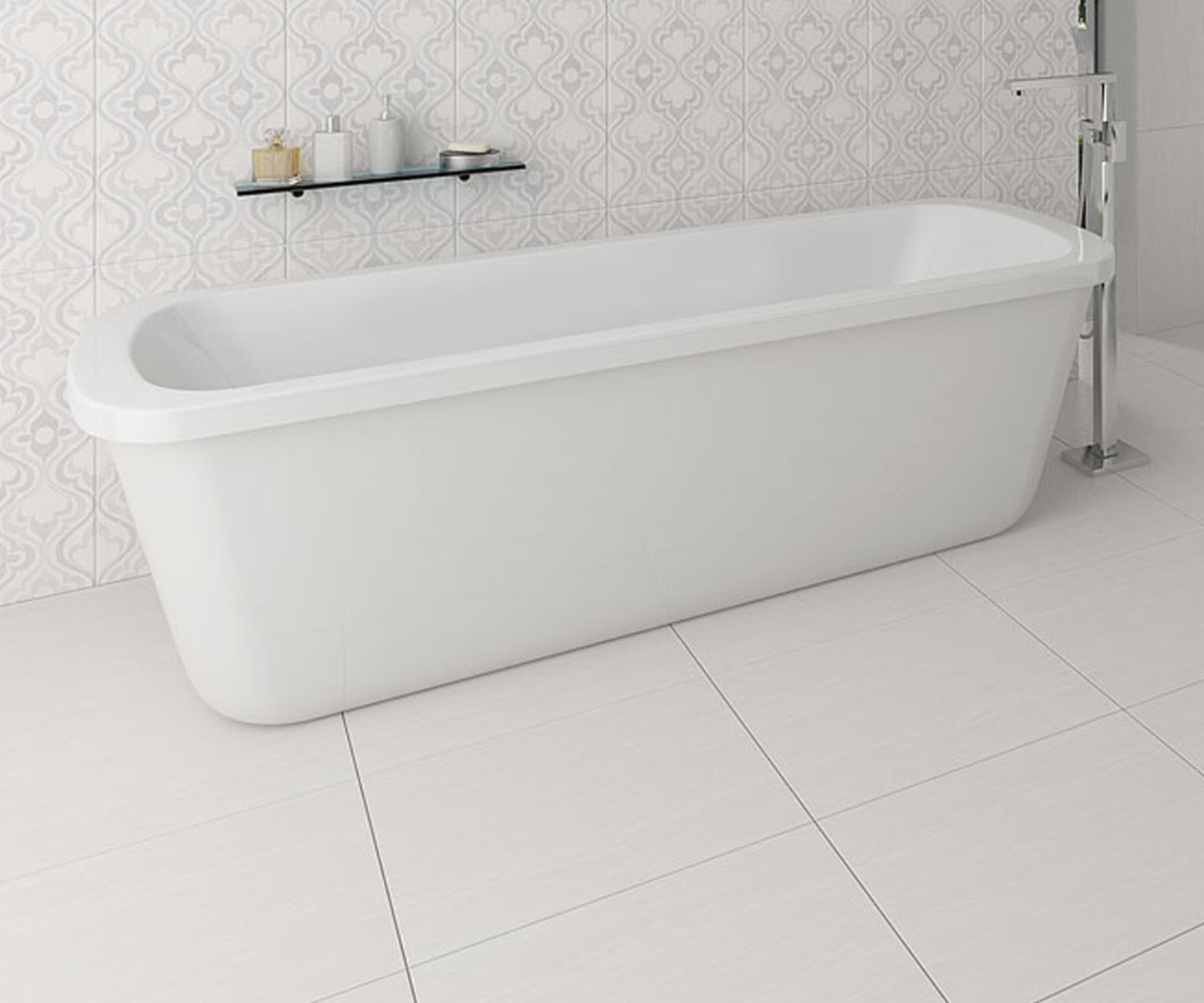 Concorde White Freestanding Skirted Bath 1800 X 810mm